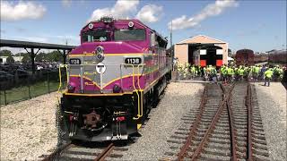 Cape Cod Railfan Day 2023  Mass CoastalCape Cod Central Railroad  8192023 [upl. by Aihsot]