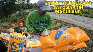 Share the blessing at pagbibilag ng palay kainin namin mag asawa [upl. by Oyek]