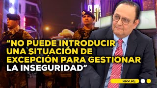 Gobierno evalúa toque de queda tras ola de extorsiones LASCOSASRPP  ENTREVISTA [upl. by Ecidnacal667]