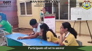 Unlocking Mathematical Brilliance InterHouse Quiz Competition at Edify School Kanakapura [upl. by Trumaine]