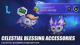 Celestial Blessing Accessories  Wild Rift [upl. by Ydoow159]