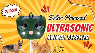 Solar Powered Ultrasonic Animal Repeller [upl. by Sprung619]