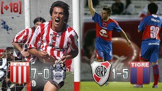 GOLEADAS HISTÓRICAS del FÚTBOL ARGENTINO 1 [upl. by Temme420]