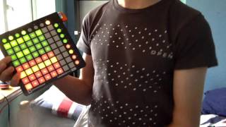 Novation Launchpad mini MK2  Demo  first impressions  Korg MicroKey 25 [upl. by Ambrogio420]