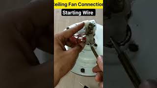 Ceiling fan connection video [upl. by Annaeed]