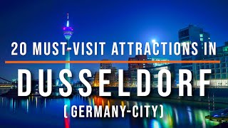 20 MustVisit Attractions in Dusseldorf Germany  Travel Video  Travel Guide  SKY Travel [upl. by Tisbe522]