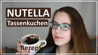 NUTELLA Tassenkuchen Rezept schnell einfach amp lecker  dodorudi [upl. by Roer619]