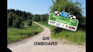 Rally Zemaitija GR6 ONBOARD [upl. by Ayital]