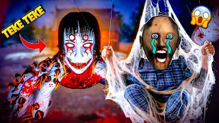 TekeTeke horror game 😨Dangerous ghost forestOn vtg [upl. by Nathanoj]