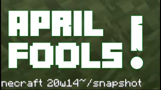 snapshot 20w14infinite minecraft april fools update infinite dimensions [upl. by Annelg800]