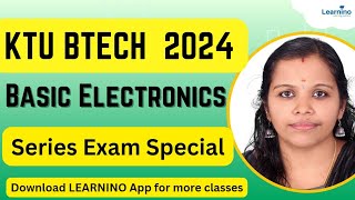 KTU BTECH 2024 S1 Series Exam Basic Electronics  Module 3 Important Questions [upl. by Xuaegram]