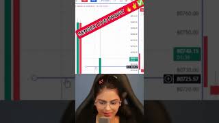 Sensex Me Profit live ✅📉 The trading femme 📊 shorts trading scalpingstrategy nifty [upl. by Elwina316]