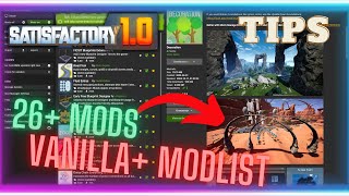 Perfect Vanilla Mod List in Satisfactory 10 for more options and challenge Tips and Tricks [upl. by Joappa99]