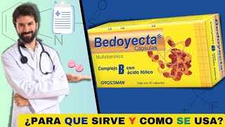 BEDOYECTA 💊¿Qué es y para que sirve ¿MULTIVITAMÍNICO  ¡Descubre todos los detalles [upl. by Patrizio]