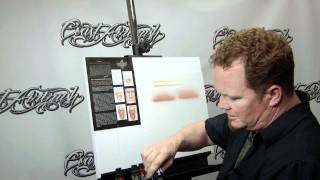 How to Airbrush w Createx Wicked Flesh Tones w Steve Driscoll [upl. by Ecinaej]