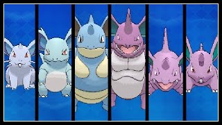 FULL NIDORAN EVOLUTION TEAM [upl. by Neveda232]