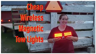 Are They Any Good Magnetic Wireless Tow Lights [upl. by Ordnasela270]