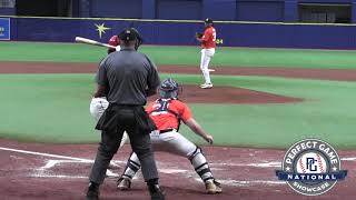 Luke Heyman C Lake Brantley High School Class of 2022 Home Run at Perfect Game National Showcase [upl. by Ettedualc593]