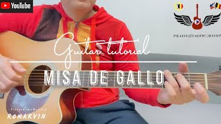 MISA DE GALLO  ENTRANCE HYMN  SIMBANG GABI  WITH LYRICS amp GUITAR CHORDS FOR BEGINNERS [upl. by Aneelehs]