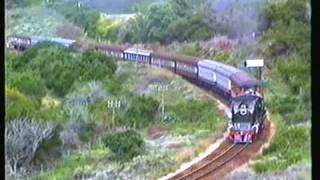 South African Railways GMAM garratt on Passenger train 1990 [upl. by Preston]