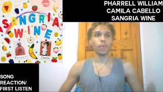 Pharrell Williams Camila Cabello Sangria Wine ReactionFirst Listen [upl. by Racso894]