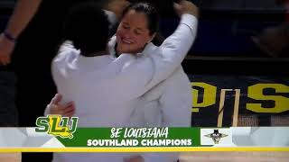 SE Louisiana women win Southland title advance to 1st ever NCAA tournament [upl. by Anderegg]