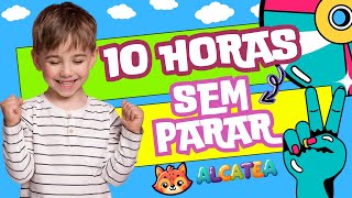 Playlist infantil 10 HORAS SEM PARAR Muita Diversão Lista de músicas para criança ideal para festas [upl. by Arised142]