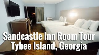 Sandcastle Inn Tybee Island  Hotel Room Tour  Tybee Island Hotels near Savannah Georgia [upl. by Sam]