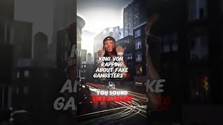 King Von raps about fake gangstas in an unreleased song shorts kingvon edit fyp music [upl. by Coh]