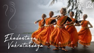 Ekadantaya Vakratundaya Song By Shankar Mahadevan Riya Vasa [upl. by Ahsienat]