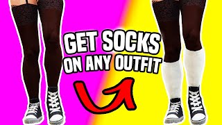 How to get ANY SHOES  LONG SOCKS in GTA 5 Online🧦 Female Clothing Glitches🩷 [upl. by Lladnyk]