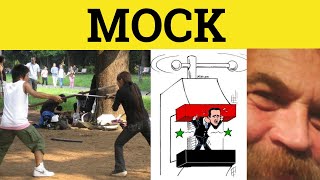 🔵 Mock  Mock Meaning  Mock Examples  GRE 3500 Vocabulary [upl. by Magdalen145]