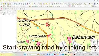 Digitization in QGIS  QGIS Practical 3 [upl. by Ellak]