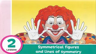 Primary 4 \ grade 4 2nd term 22 Symmetrical figures and lines of symmetry شرح ماث رابعه إبتدائى [upl. by Araas985]