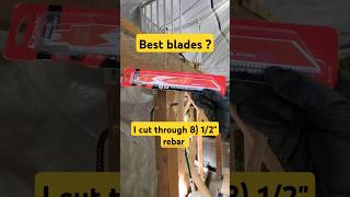 Best blades  cooltools hackzall ezarc milwaukee concrete handyman handymantools diy [upl. by Lubet]