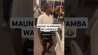 🤣MAUNO YA MWAMBA WA LUSAKA AKIFURAHIA MAISHA KWA WANANCHI😆🔥 shortsvideo globaltv viralvideo live [upl. by Hinkel726]