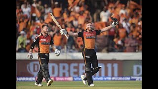 Warner Bairstow notch centuries as SRH beat RCB by 118 runs [upl. by Eelesor6]