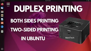 How to Set Up Both SidesDuplex Printing in Ubuntu  Easy StepbyStep Guide  Two Side Printing [upl. by Ispep]