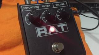 Proco RAT Distortion Bass Demo [upl. by Hoem484]