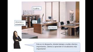 At the office vocabulary in SpanishVocabulario en español [upl. by Ingaborg32]