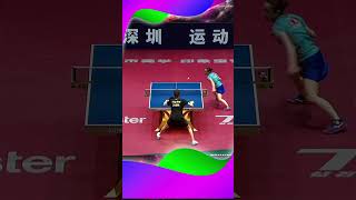 Mima Itos thunderous Forehand Smash 탁구 卓球 乒乓球 pingpong sports tabletennis shorts [upl. by Roer]