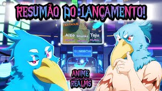 RESUMÃO DO LANÇAMENTO DO ANIME REALMS ANIME ADVENTURES 2 OU SERÁ QUE NAO PARECE  TODOS CODES [upl. by Fagin]