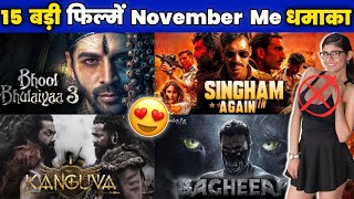 TOP 5 Upcoming Big Movies Releasing  November  2024  Hindi  Upcoming Bollywood amp South Film [upl. by Annabella]