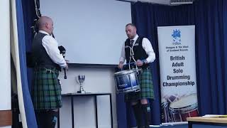 Iain Milne  Qualifier  RSPBA Adult British Solo Drumming Championships 2024 [upl. by Felton]