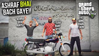 ASHRAF BHAI IS BACK FROM JAIL  HONDA CG 125  GTA 5 MODS PAKISTAN [upl. by Eanat446]