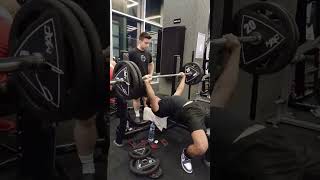 100 Kg Bench Press 3 Reps [upl. by Oznofla661]