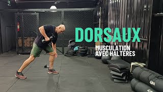 Exercices de musculation avec haltères pour les dorsaux [upl. by Haywood]