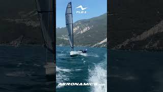 Hydrofoiling in Riva del Garda with the Flo1 🚀 [upl. by Benildas]