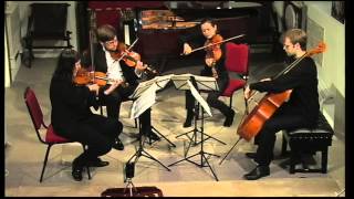 The Castalian Quartet play Webern Langsamer Satz [upl. by Mide]