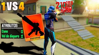 ESSA NOVA ARM4 ATRIBUTADA SE TORNOU A MAIS PODEROSA DO JOGO FREE FIRE MOBILE SOLO VS SQUAD [upl. by Llehcam]